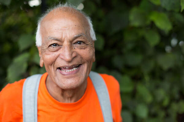 Portrait of Satish Kumar
