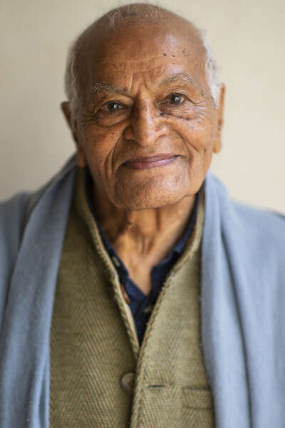 Portrait of Satish Kumar
