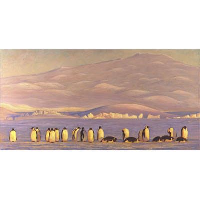 23 Emperors, Oil (24� x 48�)