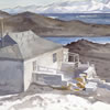 Shackleton�s Hut - The Nimrod Expedition, Watercolor (22