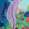 Illustration from How the Sea Came to Be and All the Creatures in It written by Jennifer Berne, published by Eerdmans Books for Young Readers