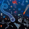 Illustration from How the Sea Came to Be and All the Creatures in It written by Jennifer Berne, published by Eerdmans Books for Young Readers