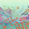 Illustration from How the Sea Came to Be and All the Creatures in It written by Jennifer Berne, published by Eerdmans Books for Young Readers