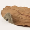 Dwelling � detail (37.4 H x 31.7 W cm framed) magnolia leaf, cotton yarn Photo: Simon Cook