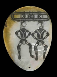Pearl shell pendant, Western Australia, before 1926 &copy; The Trustees of the British Museum