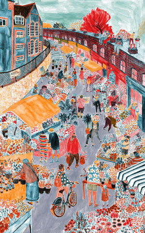 Artwork &copy; Mouni Feddag courtesy of Bright Art Licensing