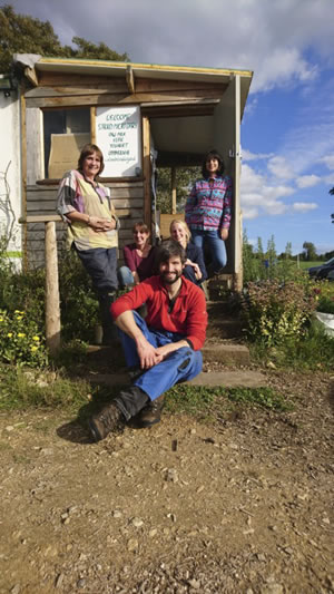 Photo of young farmers at Oakbrook Farm &copy; The Biodynamic Land Trust