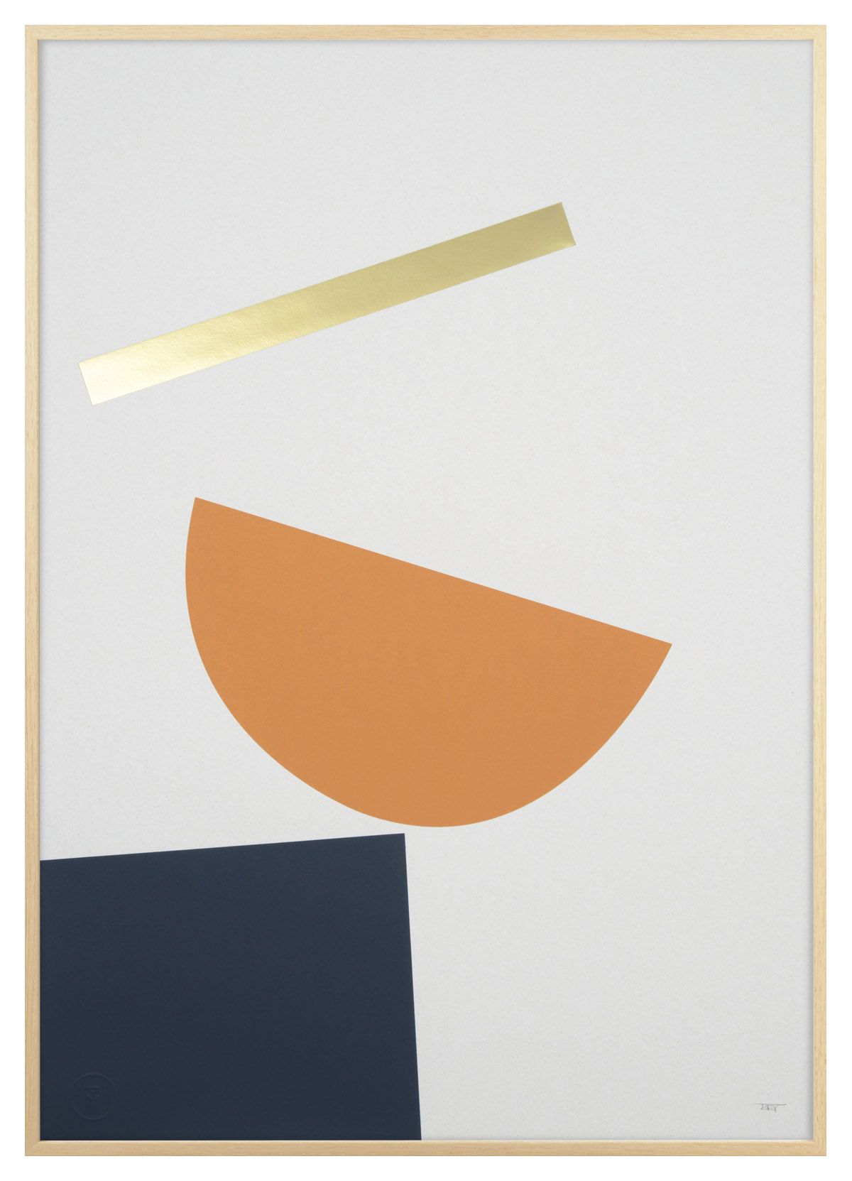 Balance 3, screen print, by Tom Pigeon www.tompigeon.com