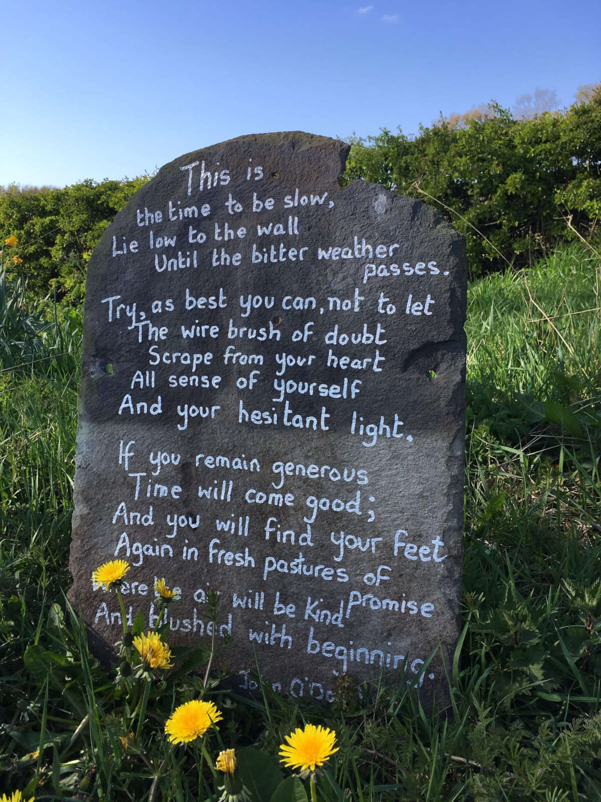 Slate poem by John O&rsquo;Donohue