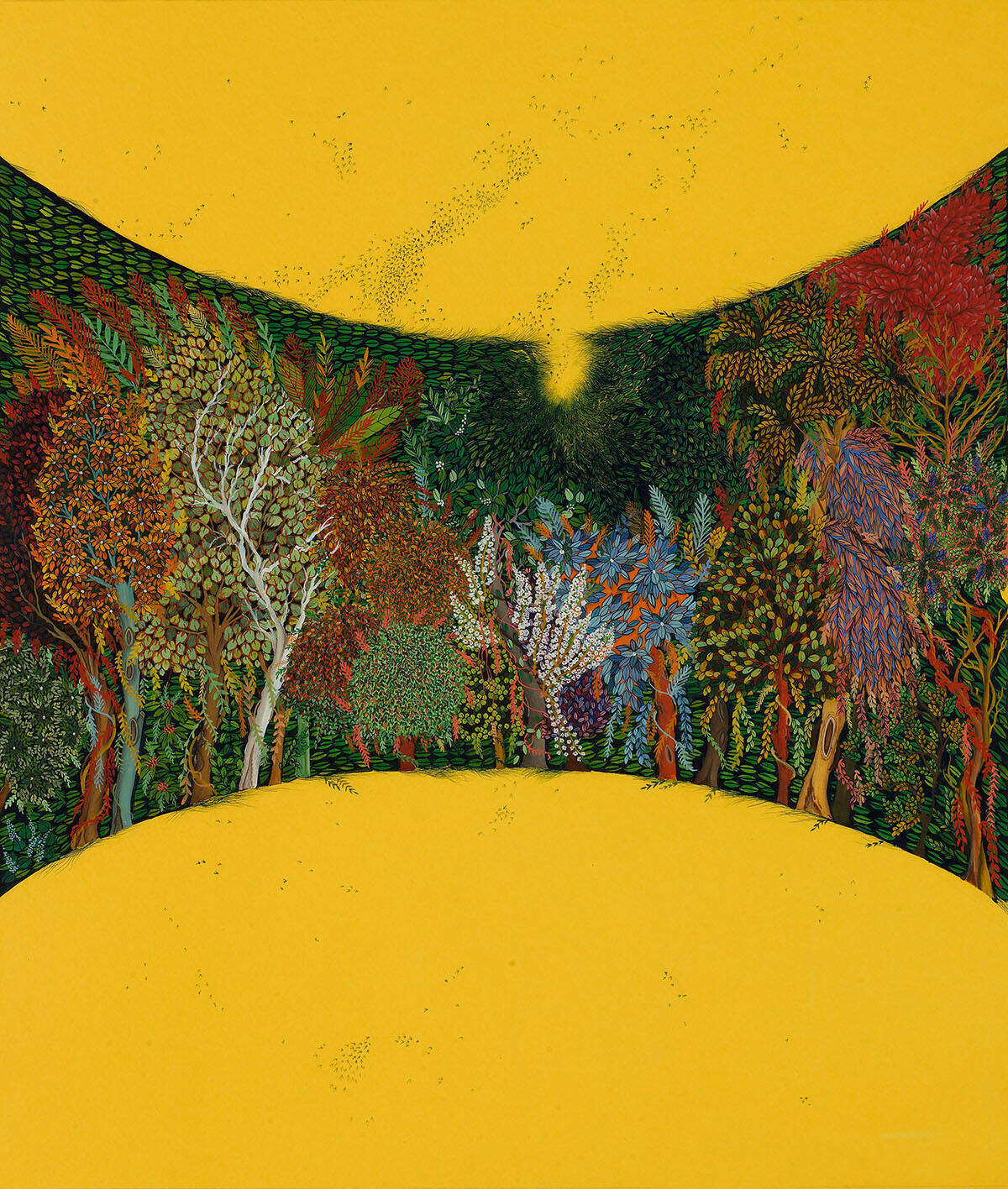 Passage Within The Mind, 2024 by Wardha Shabbir Courtesy of the artist and www.sabrinaamrani.com
