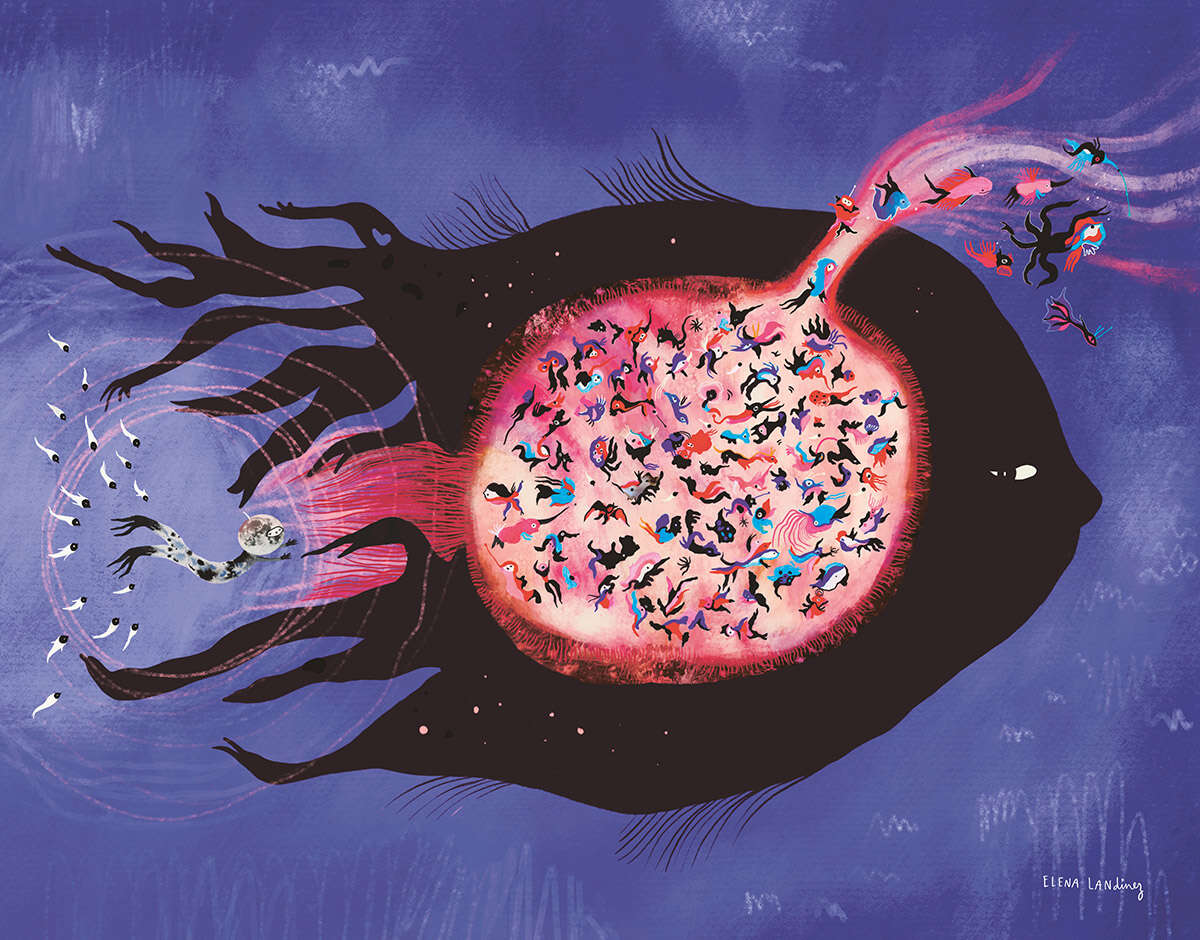 Illustration from Mother Other by Elena Landinez www.elenalandinez.net