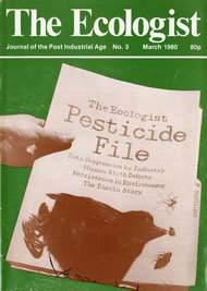 View larger image of cover of issue 1980-03 Cover of Ecologist issue 1980-03