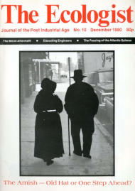 View larger image of cover of issue 1980-12 Cover of Ecologist issue 1980-12