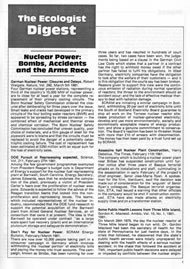 View larger image of cover of issue 1981-03s Cover of Ecologist issue 1981-03s