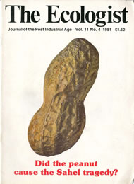 View larger image of cover of issue 1981-07 Cover of Ecologist issue 1981-07