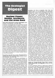 View larger image of cover of issue 1981-07s Cover of Ecologist issue 1981-07s