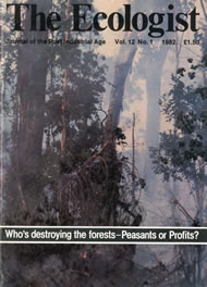 View larger image of cover of issue 1982-01 Cover of Ecologist issue 1982-01