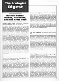 View larger image of cover of issue 1982-01s Cover of Ecologist issue 1982-01s