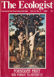 View larger image of cover of issue 1982-11 Cover of Ecologist issue 1982-11