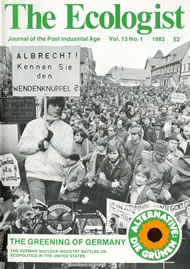 View larger image of cover of issue 1983-01 Cover of Ecologist issue 1983-01