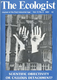 View larger image of cover of issue 1983-07 Cover of Ecologist issue 1983-07