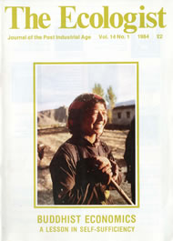 View larger image of cover of issue 1984-01 Cover of Ecologist issue 1984-01