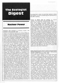 View larger image of cover of issue 1984-01s Cover of Ecologist issue 1984-01s