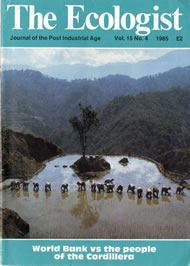 View larger image of cover of issue 1985-05 Cover of Ecologist issue 1985-05