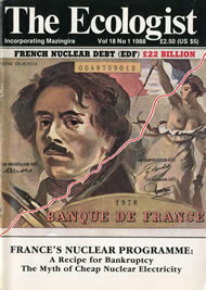 View larger image of cover of issue 1988-01 Cover of Ecologist issue 1988-01