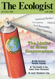 View larger image of cover of issue 1989-05 Cover of Ecologist issue 1989-05