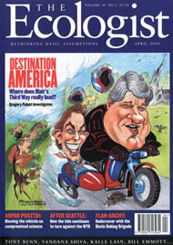 View larger image of cover of issue 2000-04 Cover of Ecologist issue 2000-04
