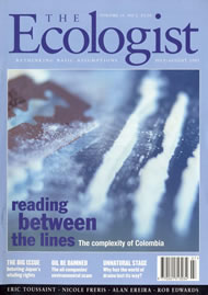 View larger image of cover of issue 2001-07 Cover of Ecologist issue 2001-07