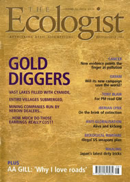 View larger image of cover of issue 2002-07 Cover of Ecologist issue 2002-07