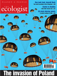 View larger image of cover of issue 2003-12 Cover of Ecologist issue 2003-12