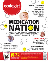 View larger image of cover of issue 2005-12 Cover of Ecologist issue 2005-12