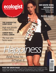 View larger image of cover of issue 2007-02 Cover of Ecologist issue 2007-02