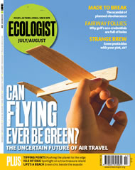 View larger image of cover of issue 2008-07 Cover of Ecologist issue 2008-07