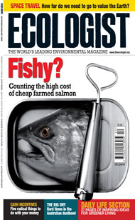 View larger image of cover of issue 2008-12 Cover of Ecologist issue 2008-12