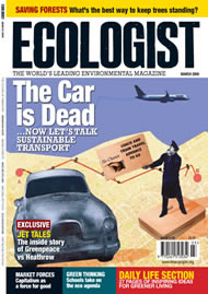 View larger image of cover of issue 2009-02 Cover of Ecologist issue 2009-02
