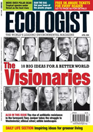 View larger image of cover of issue 2009-03 Cover of Ecologist issue 2009-03