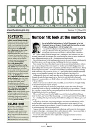 View larger image of cover of issue 2010-05 Cover of Ecologist issue 2010-05