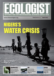 View larger image of cover of issue 2011-04 Cover of Ecologist issue 2011-04