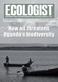 View larger image of cover of issue 2012-04 Cover of Ecologist issue 2012-04