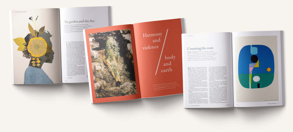 Images from Resurgence and Ecologist Magazine issue 357