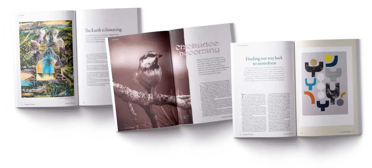 Images from Resurgence and Ecologist Magazine issue 359